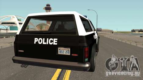 Declasse Rancher Police для GTA San Andreas