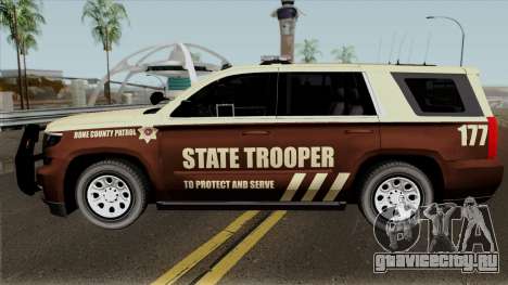 Chevrolet Tahoe 2015 Bone County Police для GTA San Andreas
