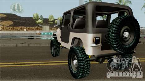 Jeep Wrangler Rustico для GTA San Andreas