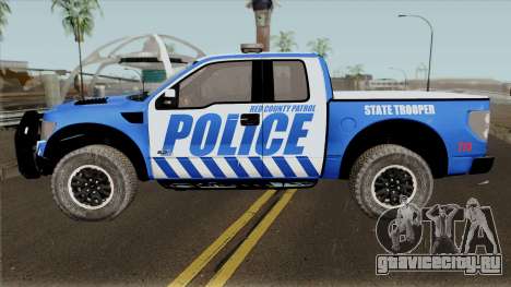 Ford F-150 Raptor 2016 Red County Police для GTA San Andreas