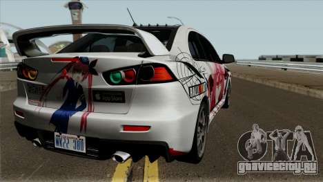 Mitsubishi Lancer Evolution X Date A Live для GTA San Andreas