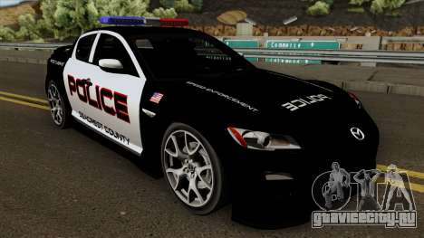 Mazda RX-8 Police SCPD 2011 для GTA San Andreas