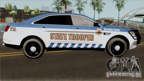 Ford Taurus 2013 Red County Police для GTA San Andreas