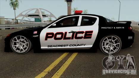 Mazda RX-8 Police SCPD 2011 для GTA San Andreas