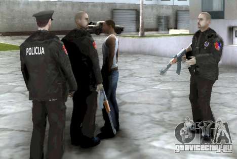 Сотрудники Полиции Кантон Сараево Пакет для GTA San Andreas