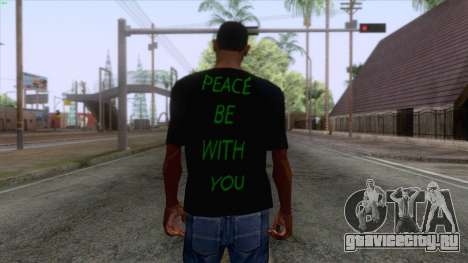 Hippie T-Shirt 1 для GTA San Andreas