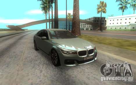 BMW 750i Xdrive для GTA San Andreas