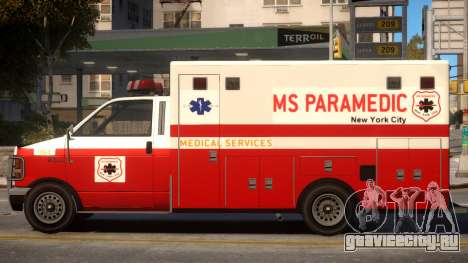Ambulance Real New York для GTA 4