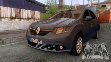 Renault Symbol 2013 Touch для GTA San Andreas