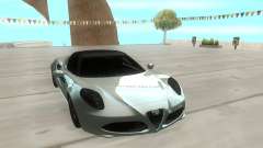 Alfa Romeo 4C 15 для GTA San Andreas