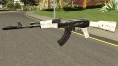 AK-47 Grey Chrome для GTA San Andreas
