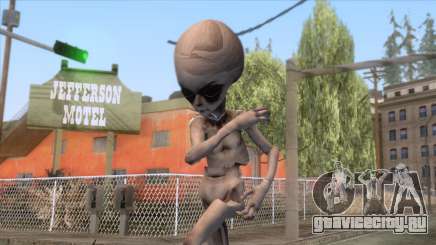 The Hum Abductions - Grey Alien Skin для GTA San Andreas