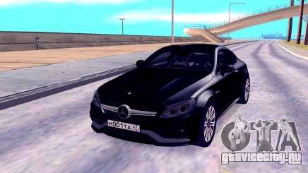 Mercedes-Benz C63 Black для GTA San Andreas