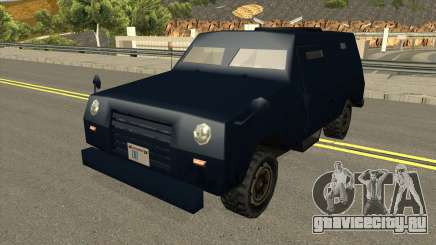 FBI Truck Civil No Paintable для GTA San Andreas