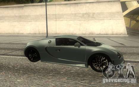 Bugatti Veyron Stock для GTA San Andreas