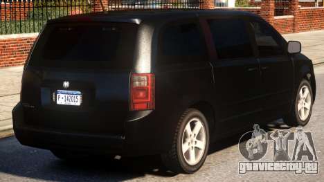 Dodge Caravan 2008 U.S Marshals для GTA 4