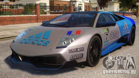 Lamborghini GT3 CUP Addidas Team для GTA 4