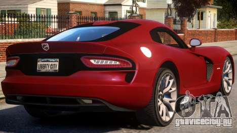 2013 SRT Viper GTS Coupe для GTA 4