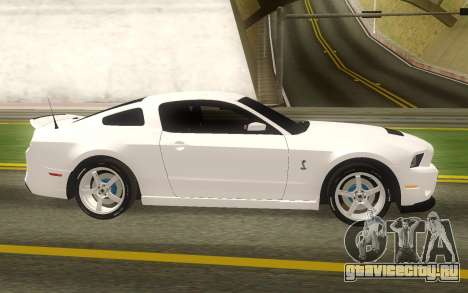 Ford Mustang Shelby GT500 Stock для GTA San Andreas