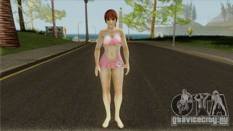 Kasumi Summer Pink Outfit для GTA San Andreas