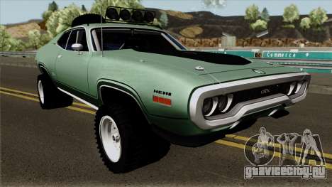 Plymouth GTX Rusty Rebel 1972 для GTA San Andreas