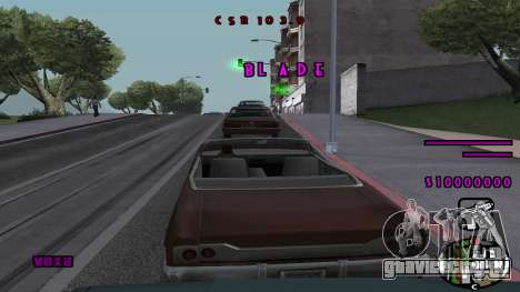 Красивый C-HUD для GTA San Andreas