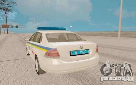 Volkswagen Polo (Полиция Украины) для GTA San Andreas