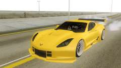 Chevrolet Corvette Z06 Yellow для GTA San Andreas