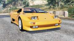 Lamborghini Diablo VT 1994 v1.5 [replace] для GTA 5