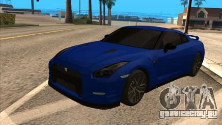 Nissan GT-R 35 Blue Tinted для GTA San Andreas