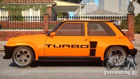 Renault 5 Turbo V2 для GTA 4