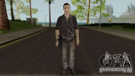 The Walking Dead Rick Grimes Movie Mod V1 для GTA San Andreas