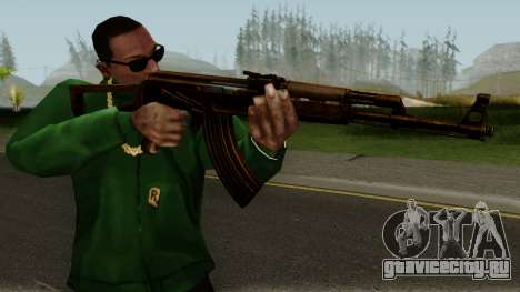 AK47 Gold для GTA San Andreas
