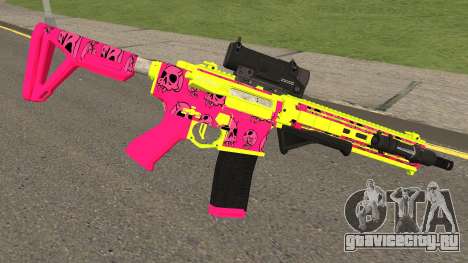GTA Online Gunrunning Carbine Rifle MK.II Pink для GTA San Andreas