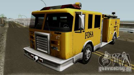 Firetruck Paintable in the Two of the Colours для GTA San Andreas