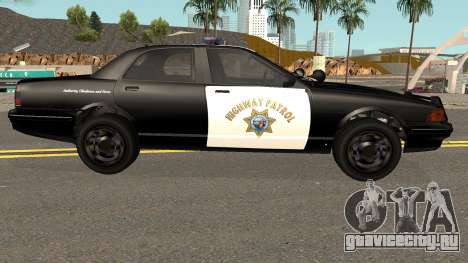 Vapid Stainer SAHP Police GTA V IVF для GTA San Andreas