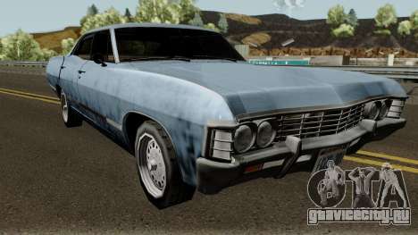 Chevrolet Impala 67 Sobrenatural V2 для GTA San Andreas