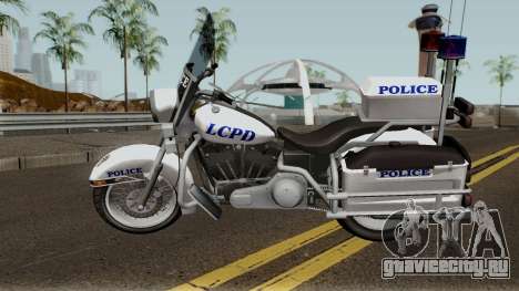 GTA TBoGT Police Bike для GTA San Andreas