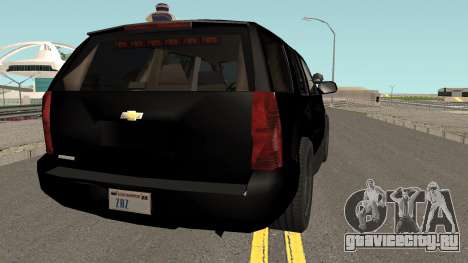 Chevrolet Tahoe SUV (Police Livery) Low-poly для GTA San Andreas
