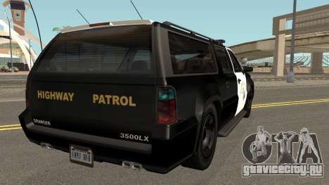 Declasse Granger SAHP Police GTA V для GTA San Andreas
