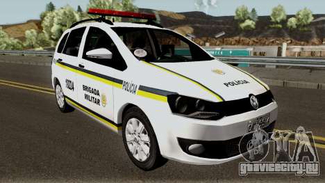 Volkswagen SpaceFox Police для GTA San Andreas