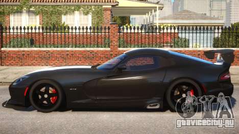 Dodge Viper 2013 PJ3 для GTA 4