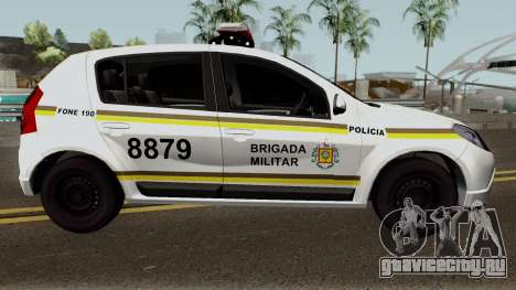 Reanult Sandero da Brigada Militar для GTA San Andreas