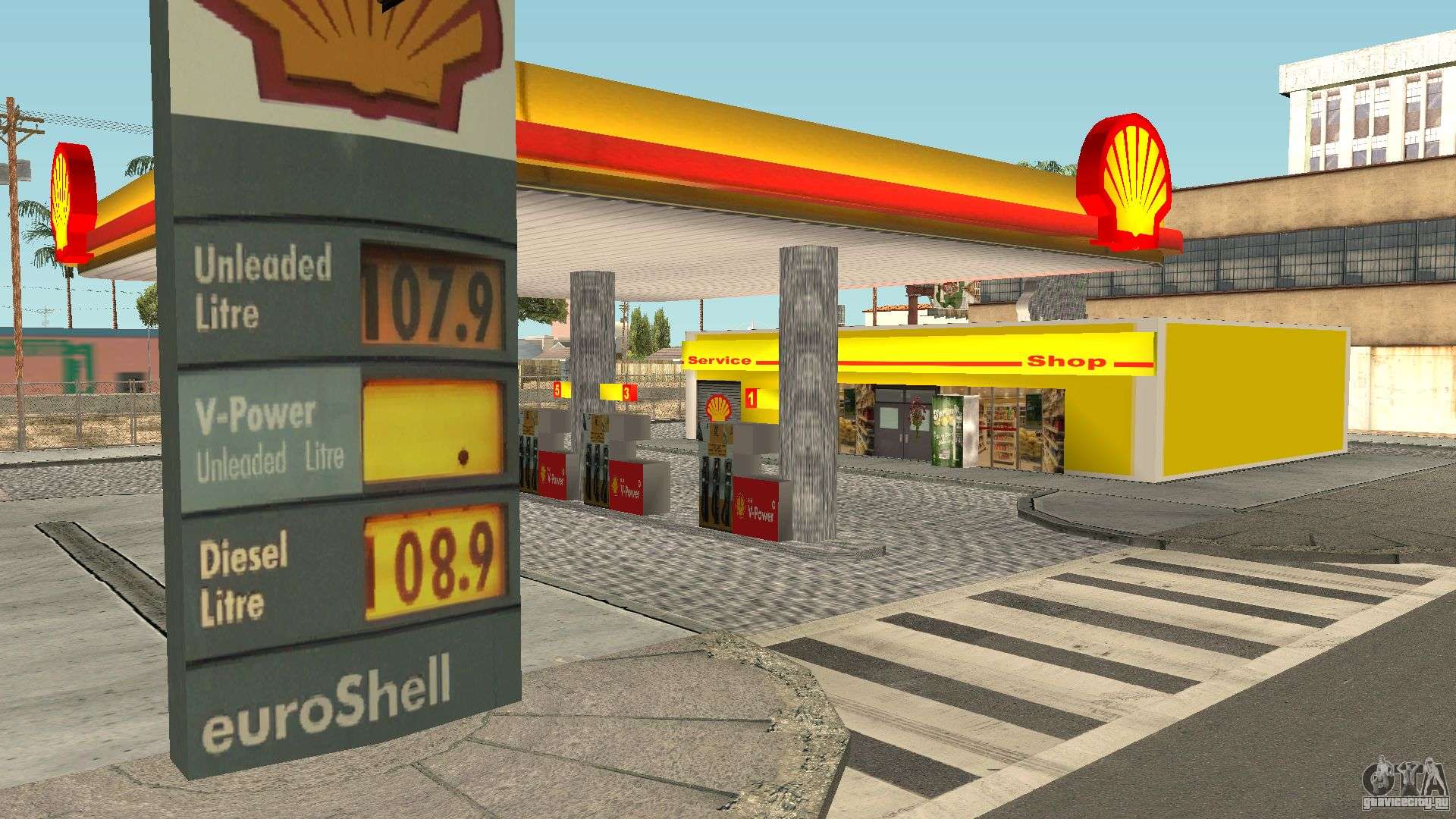 Карта gas station