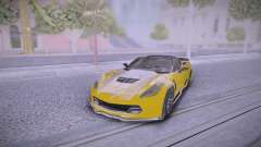 Chevrolet Corvette Z06 Yellow Coupe для GTA San Andreas