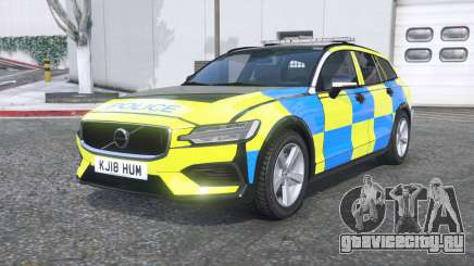 Volvo V60 T6 2018 Police [ELS] [replace] для GTA 5