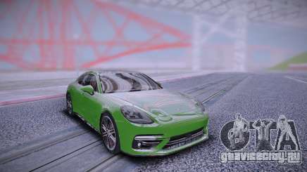Porsche Panamera Green для GTA San Andreas