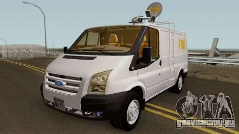 Ford Transit News Car (FOX TV) для GTA San Andreas