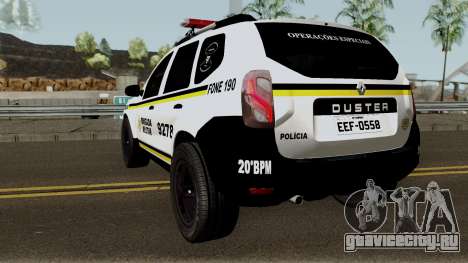 Renault Duster Brasilian Police для GTA San Andreas