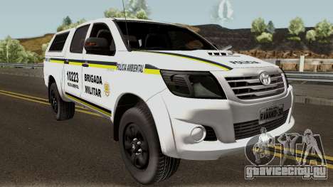 Toyota Hilux do Comando Ambiental для GTA San Andreas